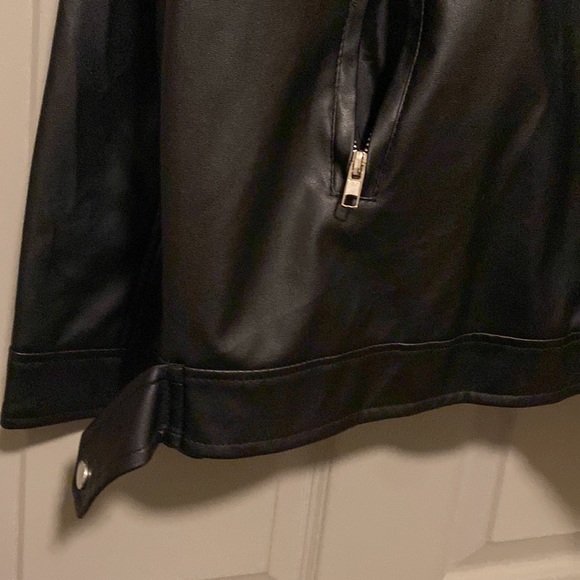 Lightweight faux leather jacket - Picture 3 of 6